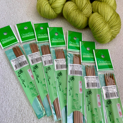 Chiaogoo Bamboo DPNs 6" (15cm)