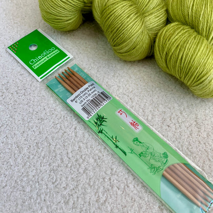 Chiaogoo Bamboo DPNs 6" (15cm)