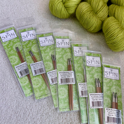 Chiaogoo Spin Bamboo Interchangable Tips 4' (10cm)