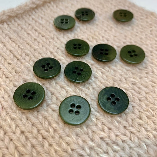 Corozo 15mm Natural Button