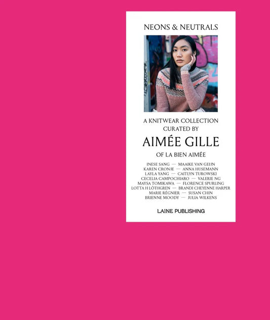Neons & Neutrals is available to purchase from The Knit Lounge UK knit shop