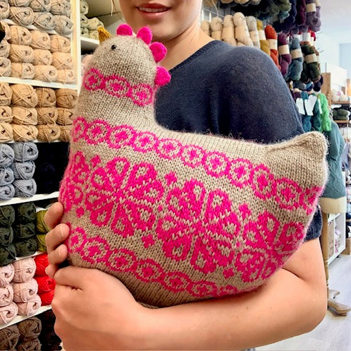 Baa Ram Ewe Fancy Hen Knitting Pattern