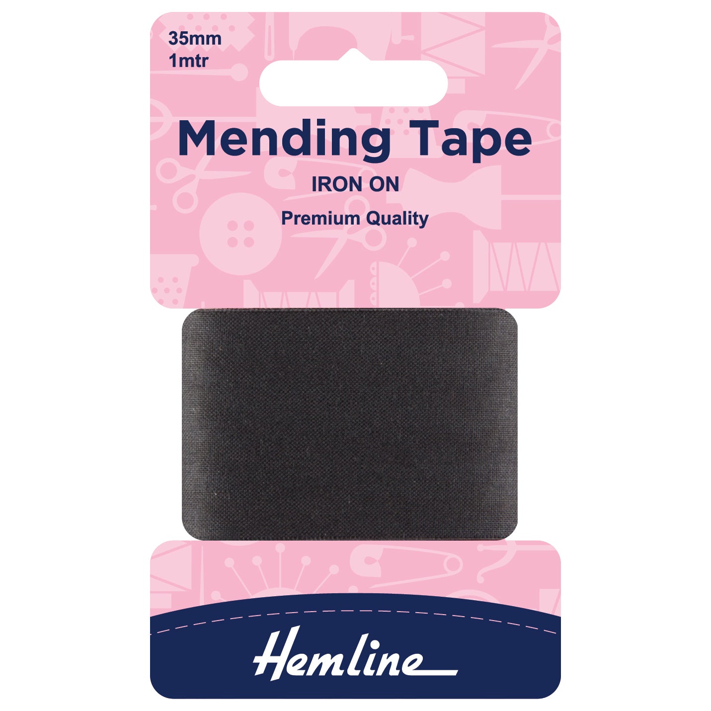 Hemline Iron on Mending Tape 1m is available to purchase from The Knit Lounge UK knit shop