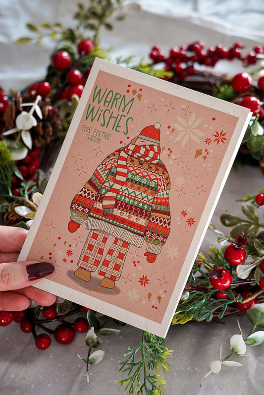 Warm Wishes Christmas Card