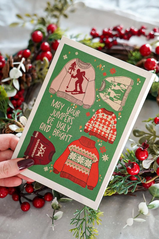 May Your Jumpers by Ugly and Bright  Christmas Card