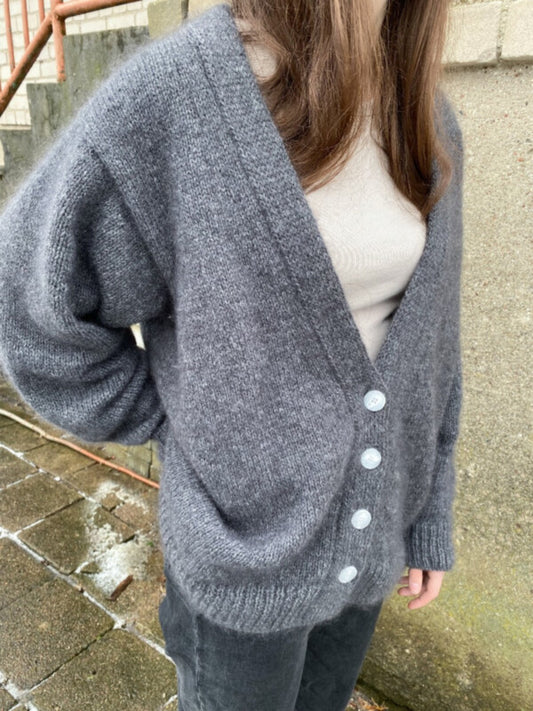 Ruke Classic Cardigan Pattern is available to purchase from The Knit Lounge UK knit shop