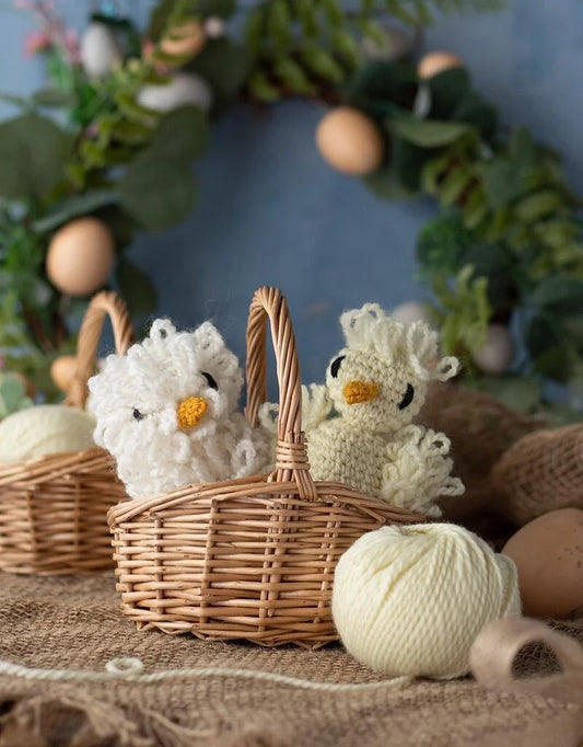 Spring Chicks Kit is available to purchase from The Knit Lounge UK knit shop