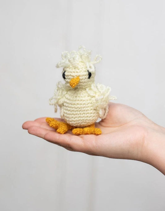 Spring Chicks Kit is available to purchase from The Knit Lounge UK knit shop