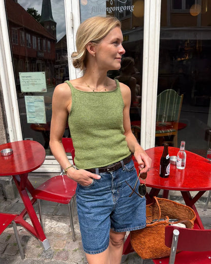 Emmy Top by PetiteKnit printed pattern available at The Knit Lounge UK