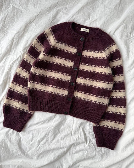 The Key Cardigan knitting pattern by Petiteknit available at The Knit Lounge UK yarn shop.