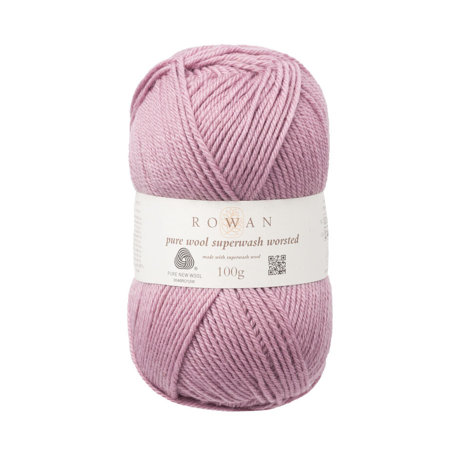 Rowan Pure Wool Superwash Worsted 100g is available to purchase from The Knit Lounge UK knit shop