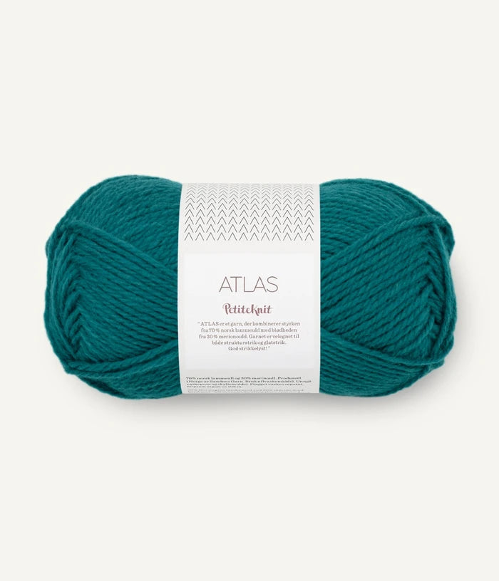 Atlas PetiteKnit by Sandnes Garn - in 6864 Atlantic. Shop now at The Knit Lounge UK yarn shop.