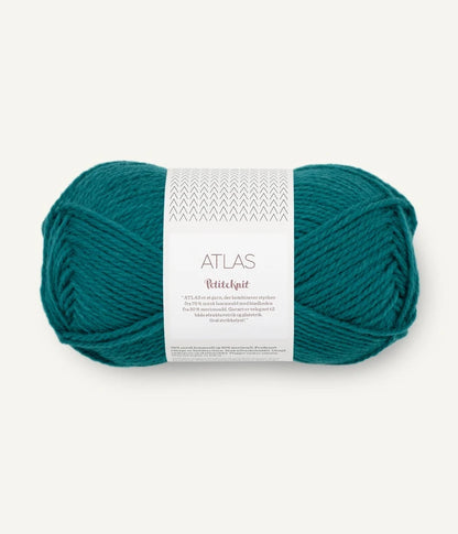 Atlas PetiteKnit by Sandnes Garn - in 6864 Atlantic. Shop now at The Knit Lounge UK yarn shop.