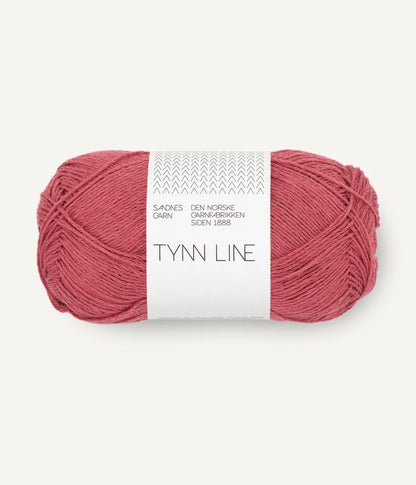 Sandnes Garn Tynn Line in shade 4335 Raspberry Cream availableat The Knit Lounge UK.