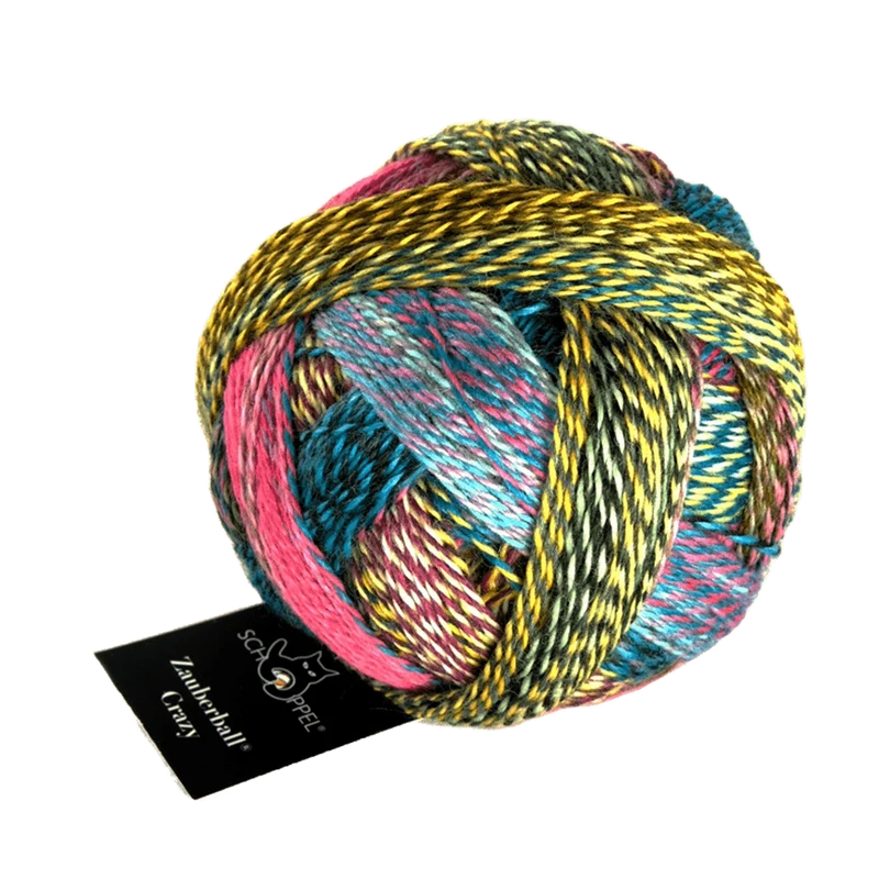 Zauberball Crazy by Schoppel Wolle in shade 2389 Anniversary Party. Buy now at The Knit Lounge UK yarn shop.
