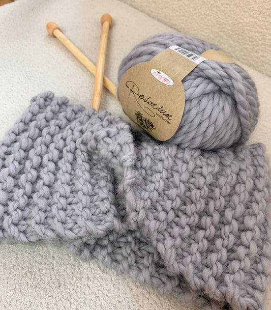 Knit a Chunky Snood | Family Workshop at The Craftiful Studio - Sunday 16th Nov, 10am - 1pm