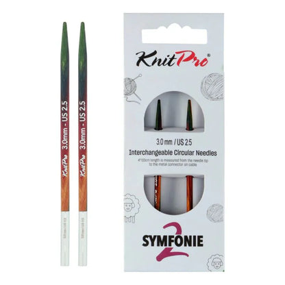 KnitPro Symfonie 2 | Interchangeable Knitting Needle Tips (5")