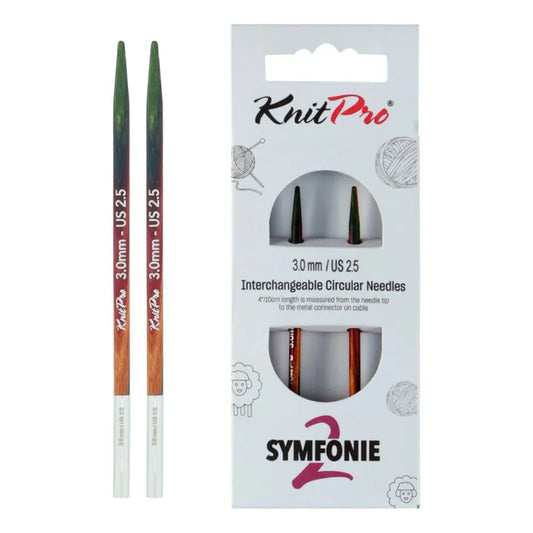 KnitPro Symfonie 2 | Interchangeable Knitting Needle Tips (5")