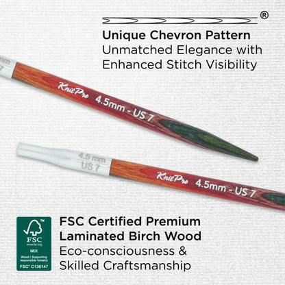 KnitPro Symfonie 2 | Interchangeable Knitting Needle Tips (5")