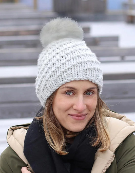 Loch Hat Kit is available to purchase from The Knit Lounge UK knit shop