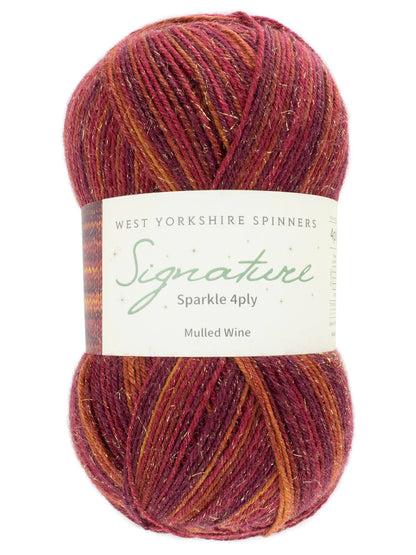 West Yorkshire Spinners Signature Sparkle 4ply 100g