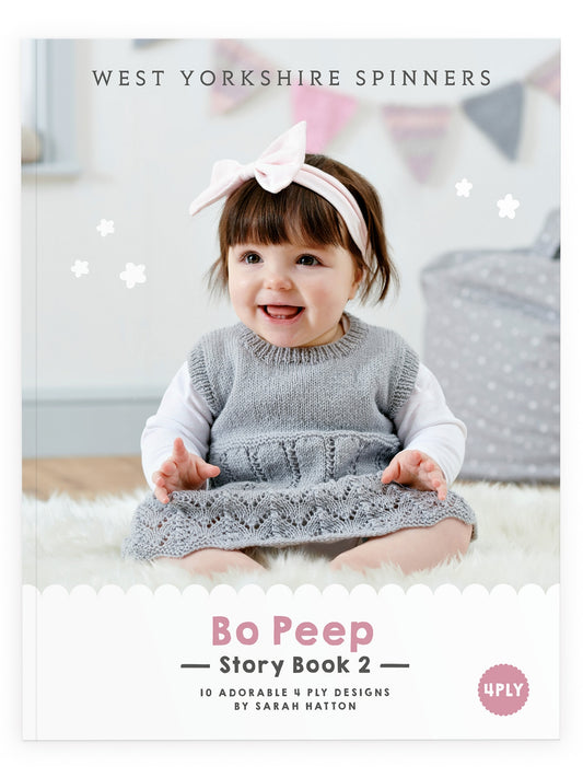 Bo Peep Story Book 2 is available to purchase from The Knit Lounge UK knit shop