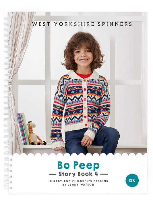 Bo Peep Story Book 4 is available to purchase from The Knit Lounge UK knit shop
